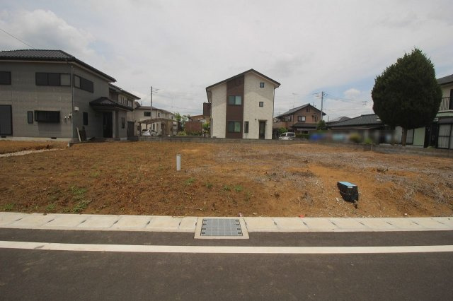 《分譲地》小山市間々田　全2区画の外観|南東側より（2023年6月撮影）