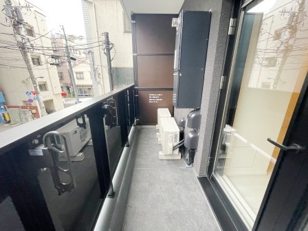 テラス駒込サウスのバルコニー