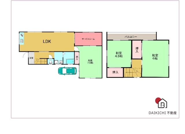 【間取り】 | 白岡市西５丁目　中古戸建