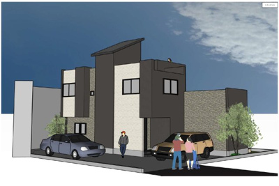 【外観パース】 | 瀬谷区橋戸3丁目新築【土地約54坪/4LDK＋南テラス＋スカイバルコニー/駐車2台可※車種による】