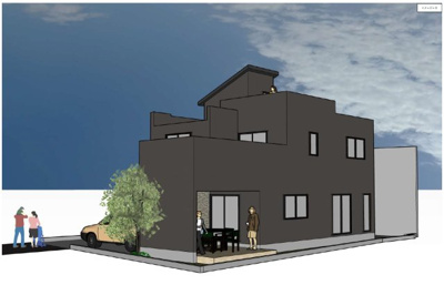 【外観パース】 | 瀬谷区橋戸3丁目新築【土地約54坪/4LDK＋南テラス＋スカイバルコニー/駐車2台可※車種による】