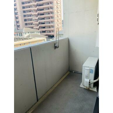 熊本市中央区大江１丁目の賃貸マンションのバルコニー
