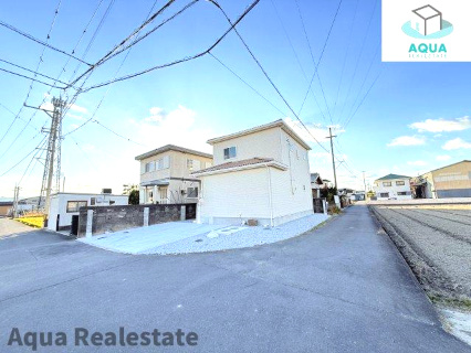 高松市小村町の新築一戸建の外観|きれいな外観です