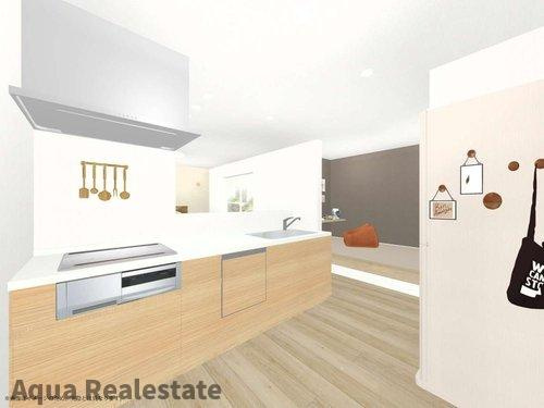 高松市小村町の新築一戸建のキッチン|キッチンです