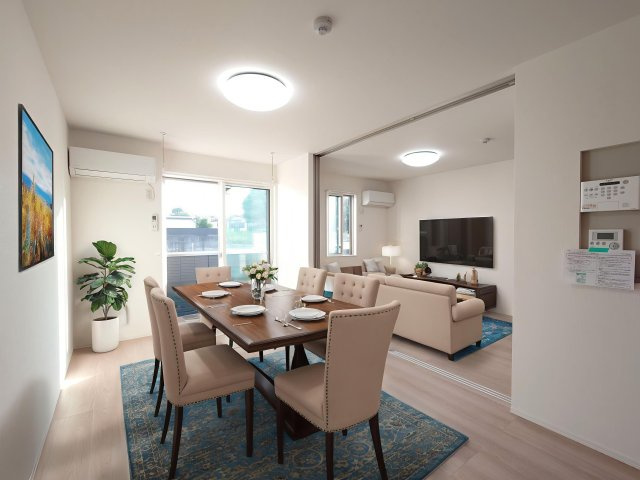 E’clat（エクラ）の居間・リビング|※CG画像のため家具はつきません