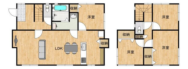 【間取り】の画像