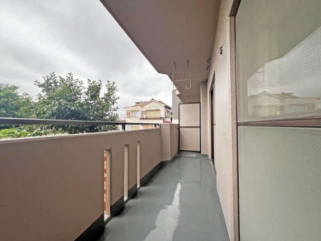 グランデール鶴田のバルコニー