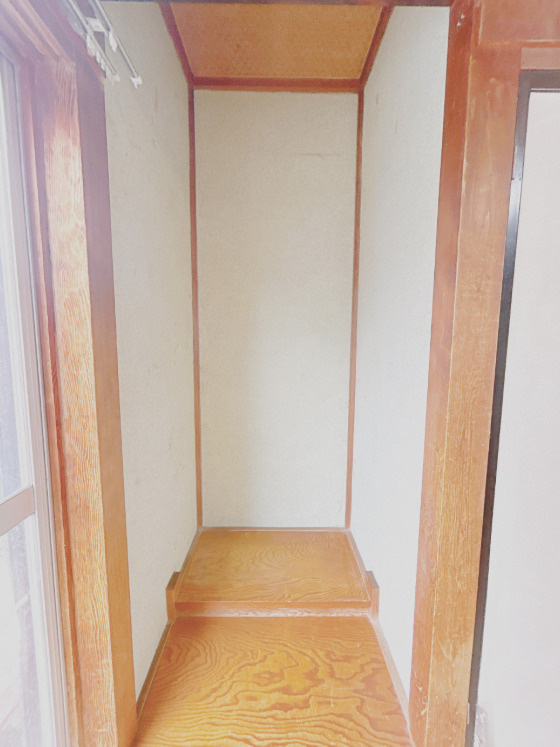 富士市宮島　中古戸建　全１棟　１号棟の和室|１階和室の床の間付き