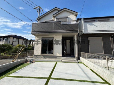 【外観】 | 神戸市須磨区禅昌寺町1丁目　新築戸建1号棟　仲介手数料無料！ | 落ち着いた雰囲気の外観です