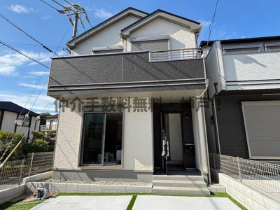 【外観】 | 神戸市須磨区禅昌寺町1丁目　新築戸建1号棟　仲介手数料無料！ | 外観は落ち着いています