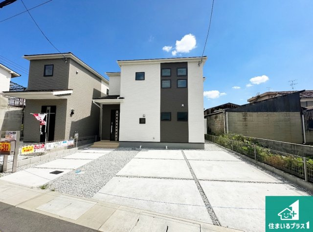 桜井市粟殿　第12期　新築一戸建ての外観|安心の10年保証！外観を美しく保ち、雨水で汚れを落とします！気になることがありましたら、お気軽にお問い合わせください！