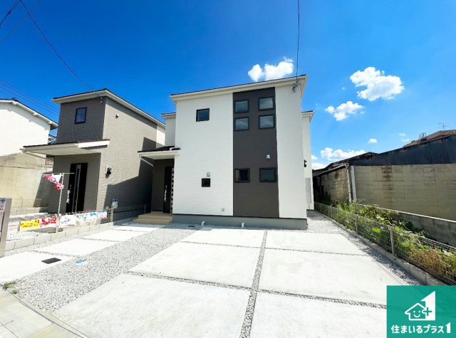 桜井市粟殿　第12期　新築一戸建ての外観|安心の10年保証！外観を美しく保ち、雨水で汚れを落とします！気になることがありましたら、お気軽にお問い合わせください！