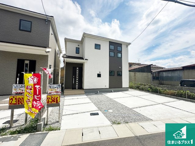 桜井市粟殿　第12期　新築一戸建ての外観|安心の10年保証！外観を美しく保ち、雨水で汚れを落とします！気になることがありましたら、お気軽にお問い合わせください！