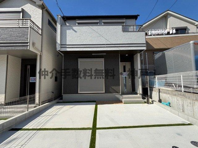 【外観】 | 神戸市須磨区禅昌寺町1丁目　新築戸建2号棟　仲介手数料無料！ | 外観もきれいです