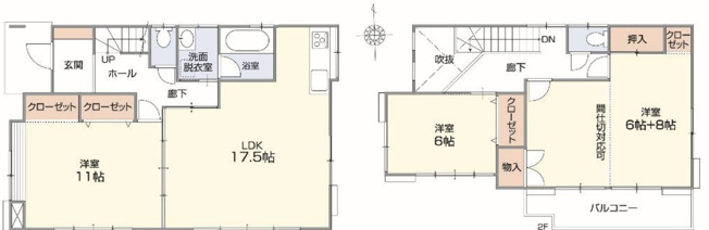【間取り】 | 白岡市彦兵衛1期　中古戸建