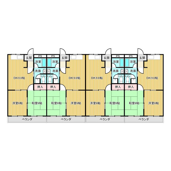 【間取り】 | グリーンヒルズ小田