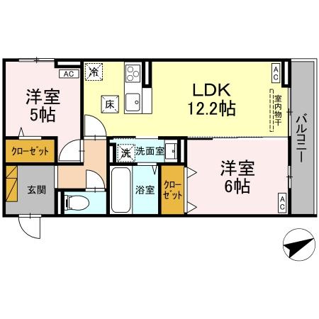 E’clat（エクラ）の間取り