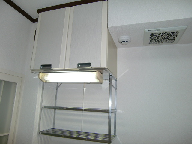 リバーサイドのキッチン|シンク上収納