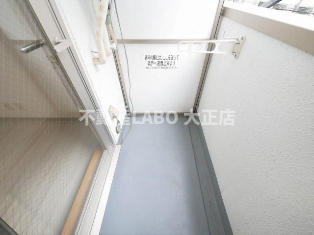 レフィナード恵美須のバルコニー