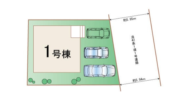 【新築戸建】高崎市浜尻町4期の区画図|■区画