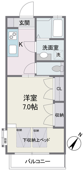 【間取り】 | タウンハウス８番館　★プライスホームなら仲介手数料0円★