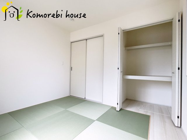 北本市西高尾2丁目　新築一戸建て　ブルーミングガーデン　02の和室|落ち着いた雰囲気の和室付きです