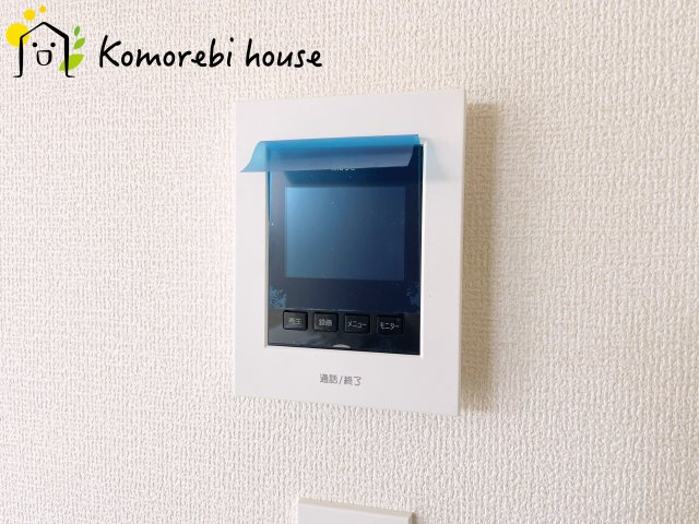 北本市西高尾2丁目　新築一戸建て　ブルーミングガーデン　02の防犯設備|モニター付インターホンです