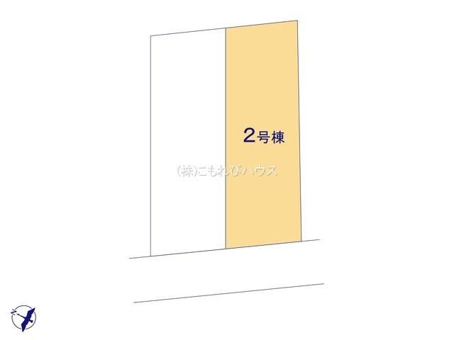 北本市西高尾2丁目　新築一戸建て　ブルーミングガーデン　02の区画図|2号棟
