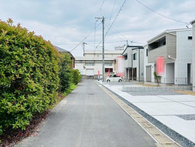 ダイマルタウン　大垣市寿町第１　全５区画分譲の前面道路含む現地写真|■前面道路　■ヤマダ不動産　株式会社リライフ　
■夢のマイホーム購入をフルサポートします！