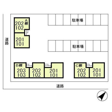 ラ・インテラ・パスＢの区画図