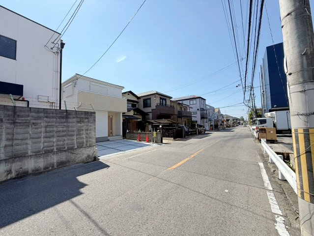 岸和田市今木町2期　新築一戸建の前面道路含む現地写真
