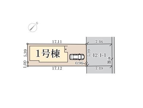 岸和田市今木町2期　新築一戸建の区画図
