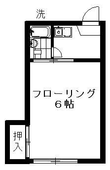 第二栄荘１０５間取