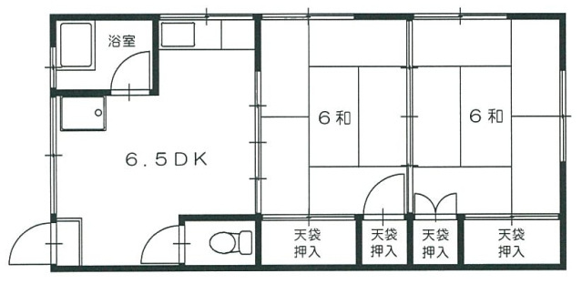 森アパートの間取り
