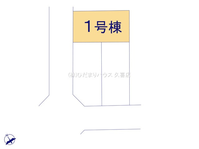 久喜市本町10期　新築一戸建て　01　リガーレの区画図|全3棟
