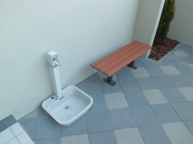 エストレーラのその他共用部分|ペット専用の足洗い場があります