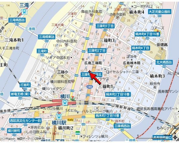 ＲＥＳＩＤＥＮＣＥ西宮三篠町公園の地図