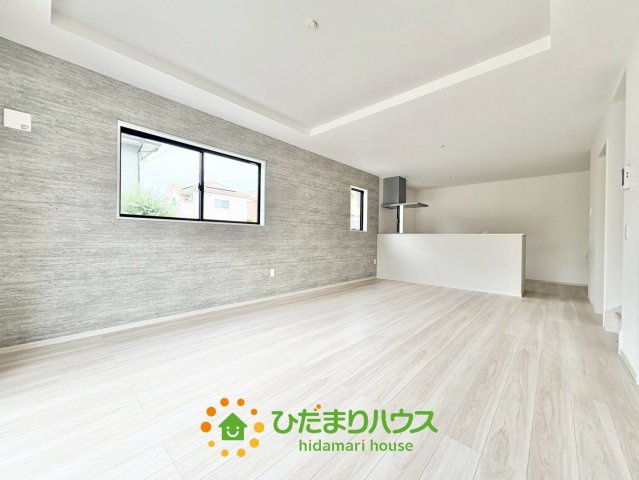 久喜市本町10期　新築一戸建て　02　リガーレの居間・リビング|2025/9/19　撮影