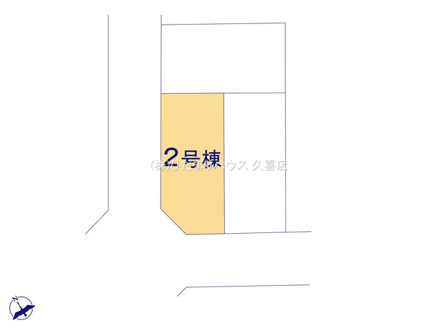 久喜市本町10期　新築一戸建て　02　リガーレの区画図|全3棟