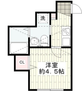 神奈川県横浜市磯子区杉田　一棟アパートの間取り