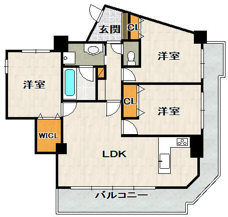 ロータリー宝塚南口の間取り