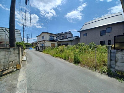 【前面道路含む現地写真】 | 熊谷市大原4丁目 380万 土地