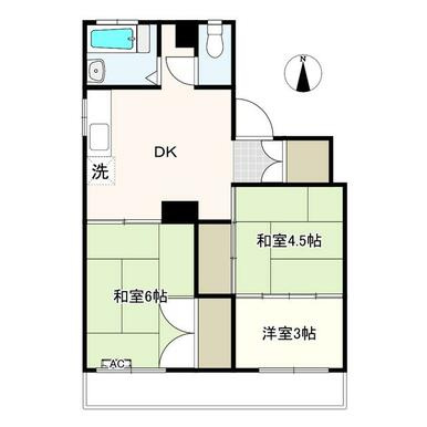 第一シャトー鴻ノ台の間取り