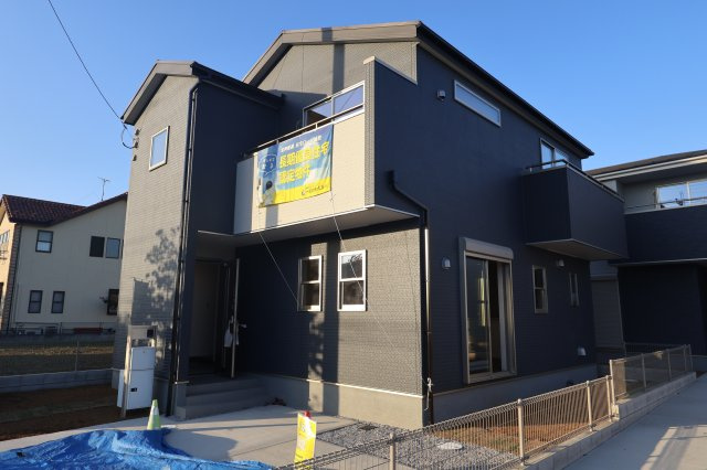 《仲介手数料無料》岩槻区大字岩槻503(1号棟)新築一戸建てリーブルガーデンの外観|撮影日 2025年10月17日 16:20 晴れ