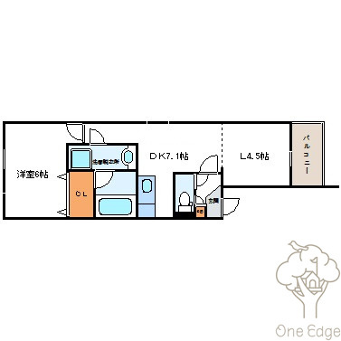 パークサイド鷺洲の間取り