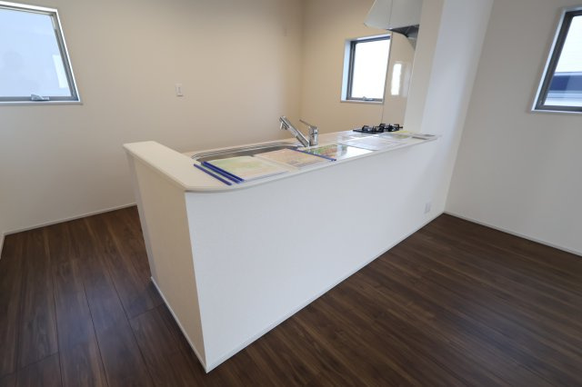 《仲介手数料無料》岩槻区大字岩槻6753(1号棟第2)新築一戸建てリーブルガーデンのキッチン|撮影日 2025年11月22日 13:30 晴れ