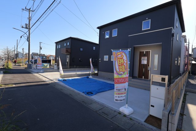 《仲介手数料無料》岩槻区大字岩槻6753(1号棟第2)新築一戸建てリーブルガーデンの外観|撮影日 2025年11月22日 13:30 晴れ