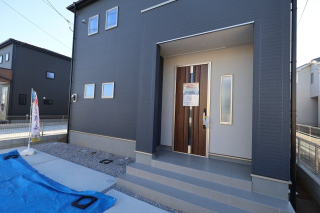 《仲介手数料無料》岩槻区大字岩槻6753(1号棟第2)新築一戸建てリーブルガーデンの外観|撮影日 2025年11月22日 13:30 晴れ