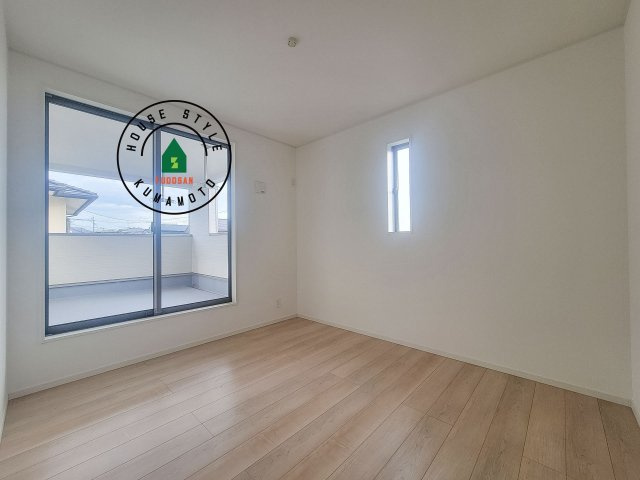 合志市幾久富第6-2棟（1号棟）の洋室|各部屋収納を備えており過ごしやすいお家です！