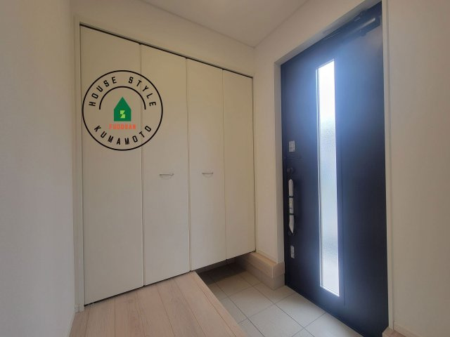 合志市幾久富第6-2棟（1号棟）の防犯設備|二重ロックでしっかり防犯対策ができます。